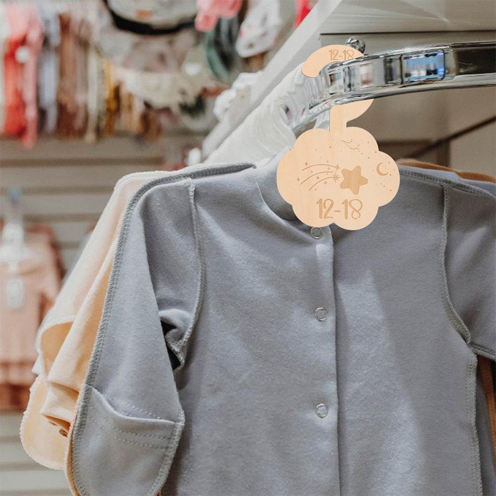 Baby Nursery Wardrobe - Набор из 14 деревянных разделителей для