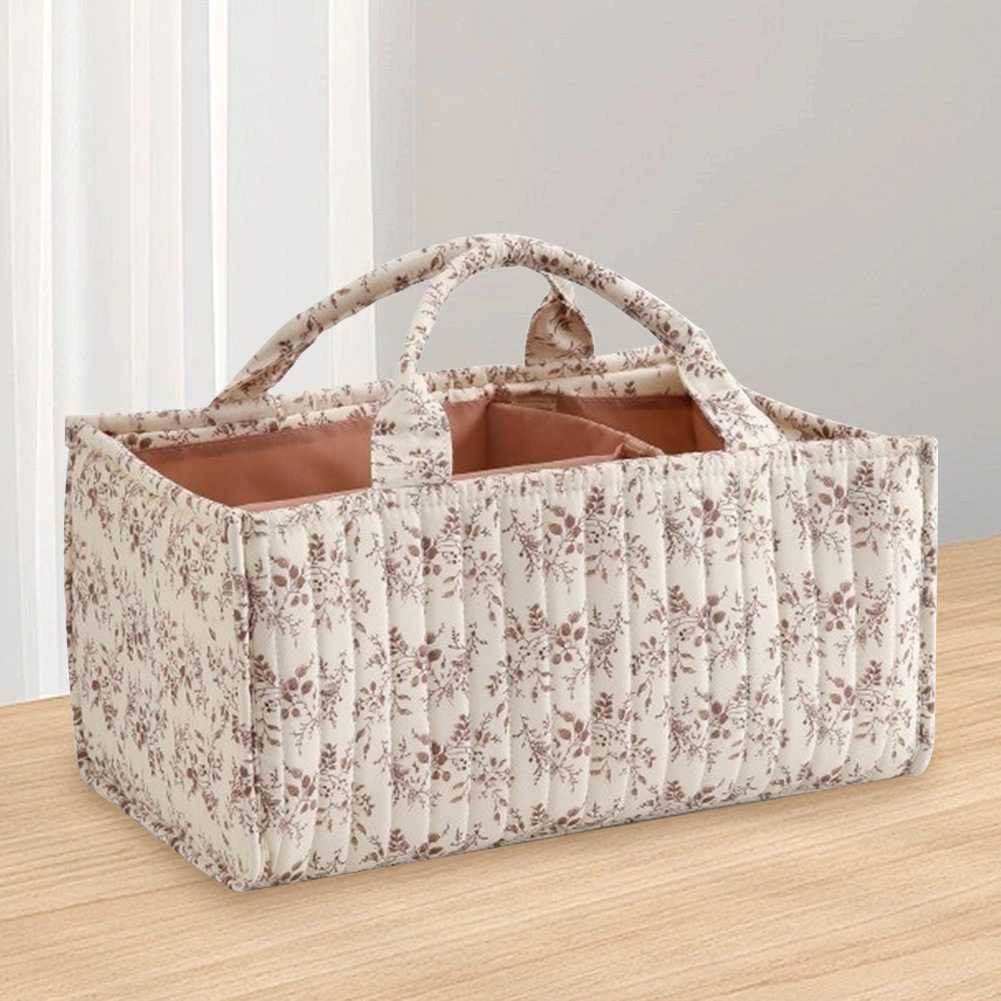 Baby Nursery Basket - Корзина для хранения с цветочным узором