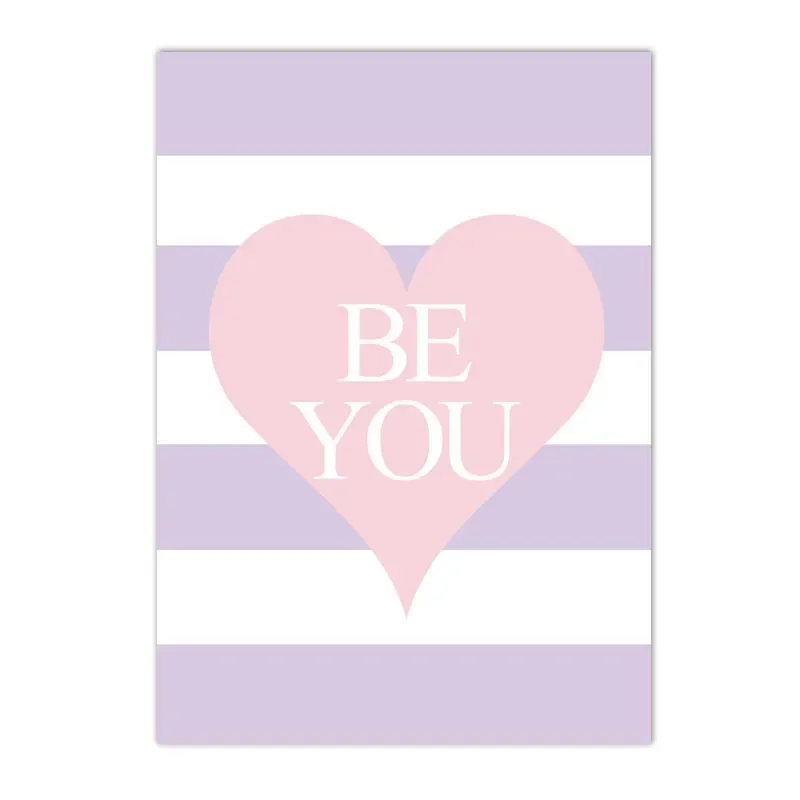 Baby Nursery Quotes - Розовый единорог, радуга, цитаты о любви