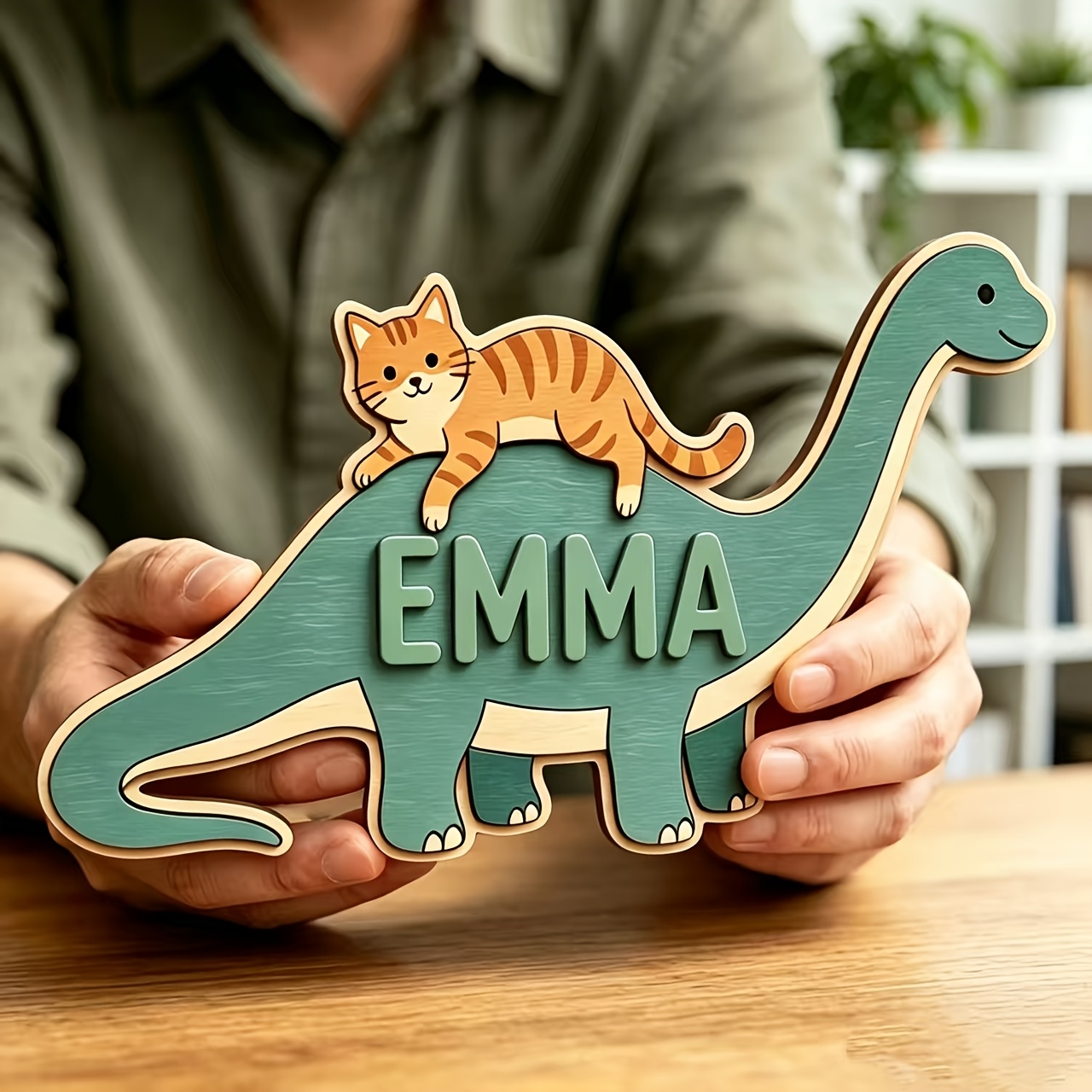 Baby Nursery Decorations - Персонализированная табличка с именем для комнаты:
