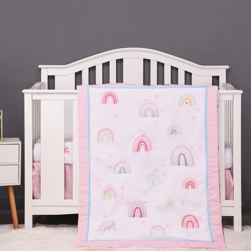 Baby Nursery Bedding - 3 шт. Радужная детская кроватка, детский