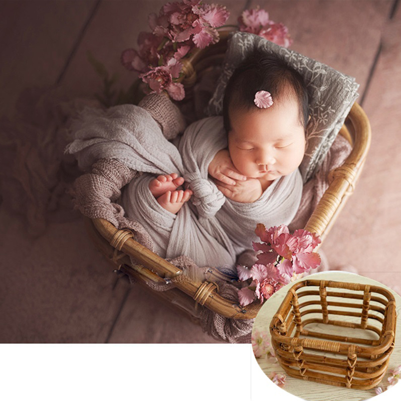 Baby Nursery Bed - 2023 реквизит для фотосъемки новорожденных девушка