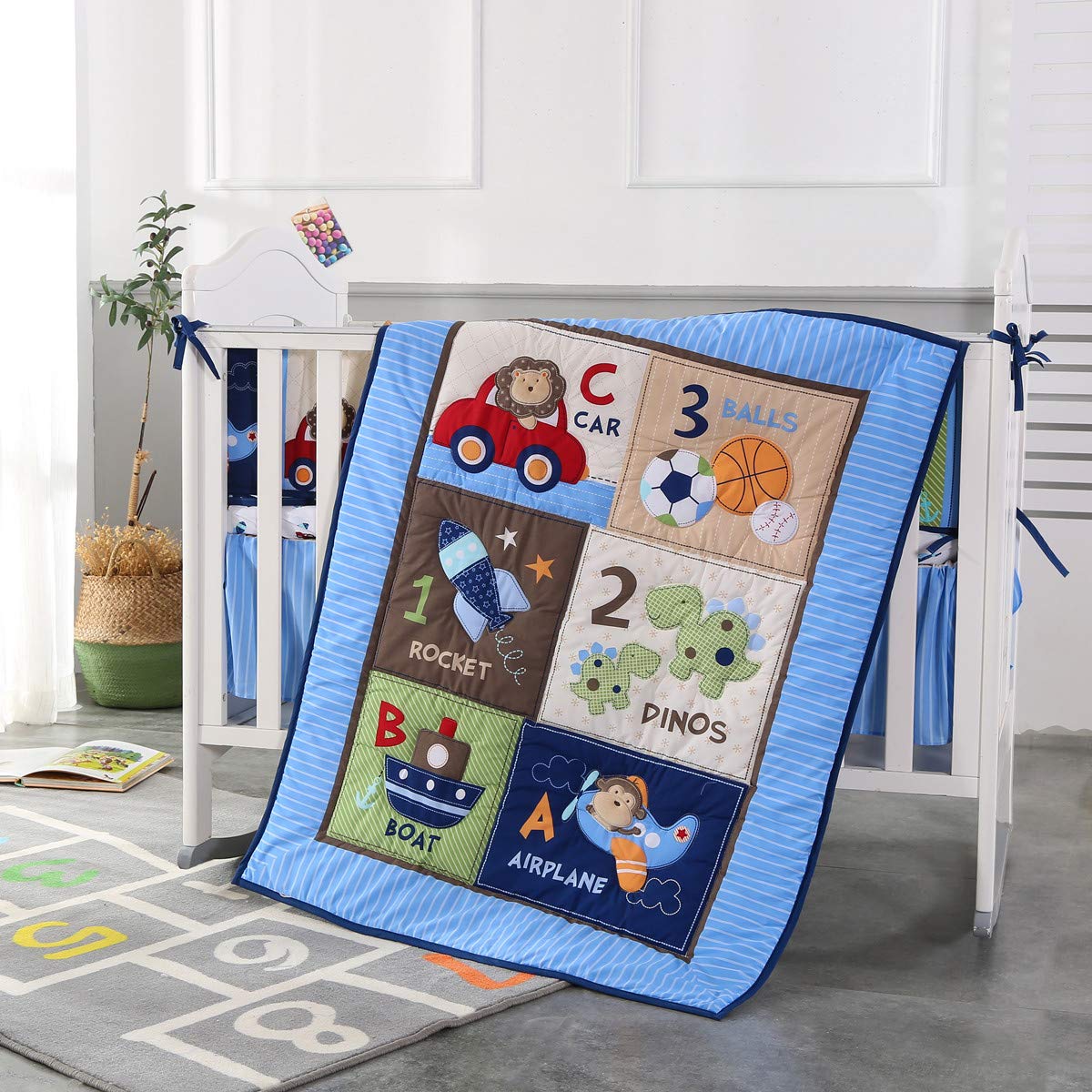 Baby Nursery Bedding - Комплект постельного белья для кроватки из
