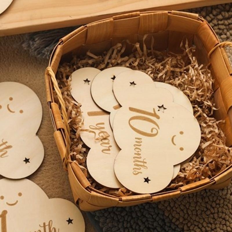 Milestone Card Set - Детские фотокарточки, веха, карта роста ребенка,