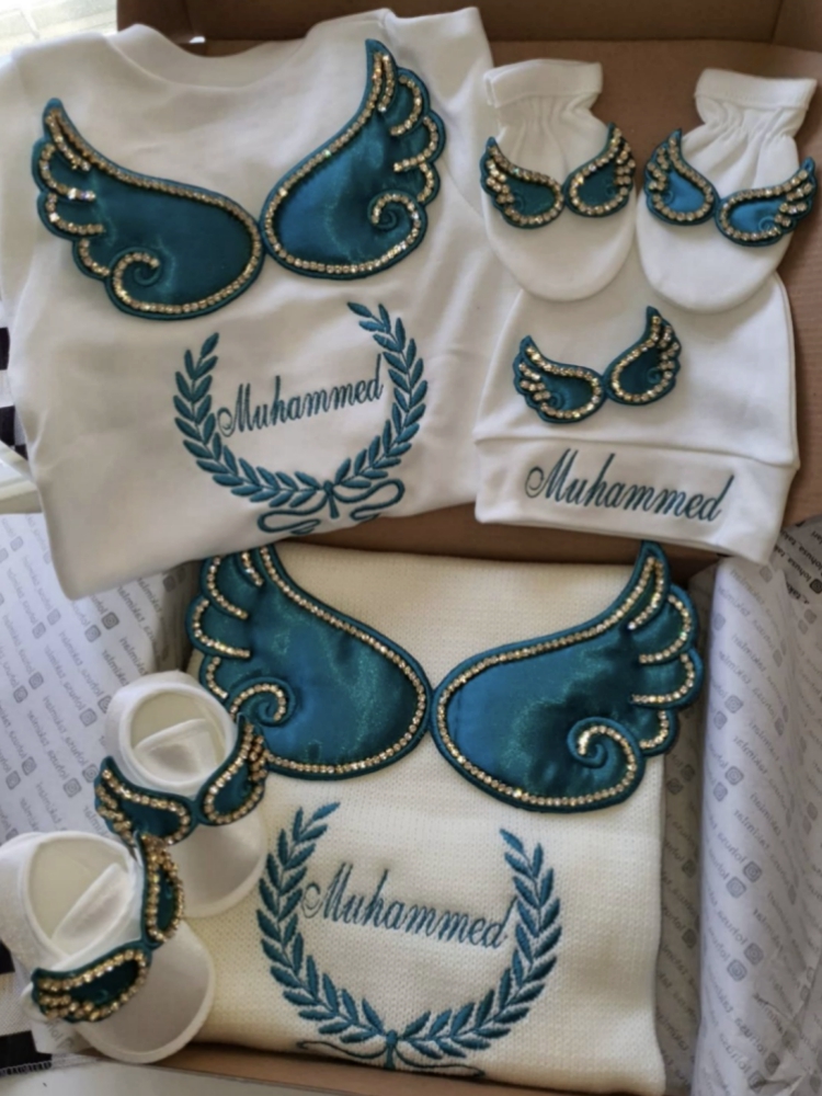 Baby Nursery Bedding - Комплект для новорожденных Dollbling: 5 предметов,