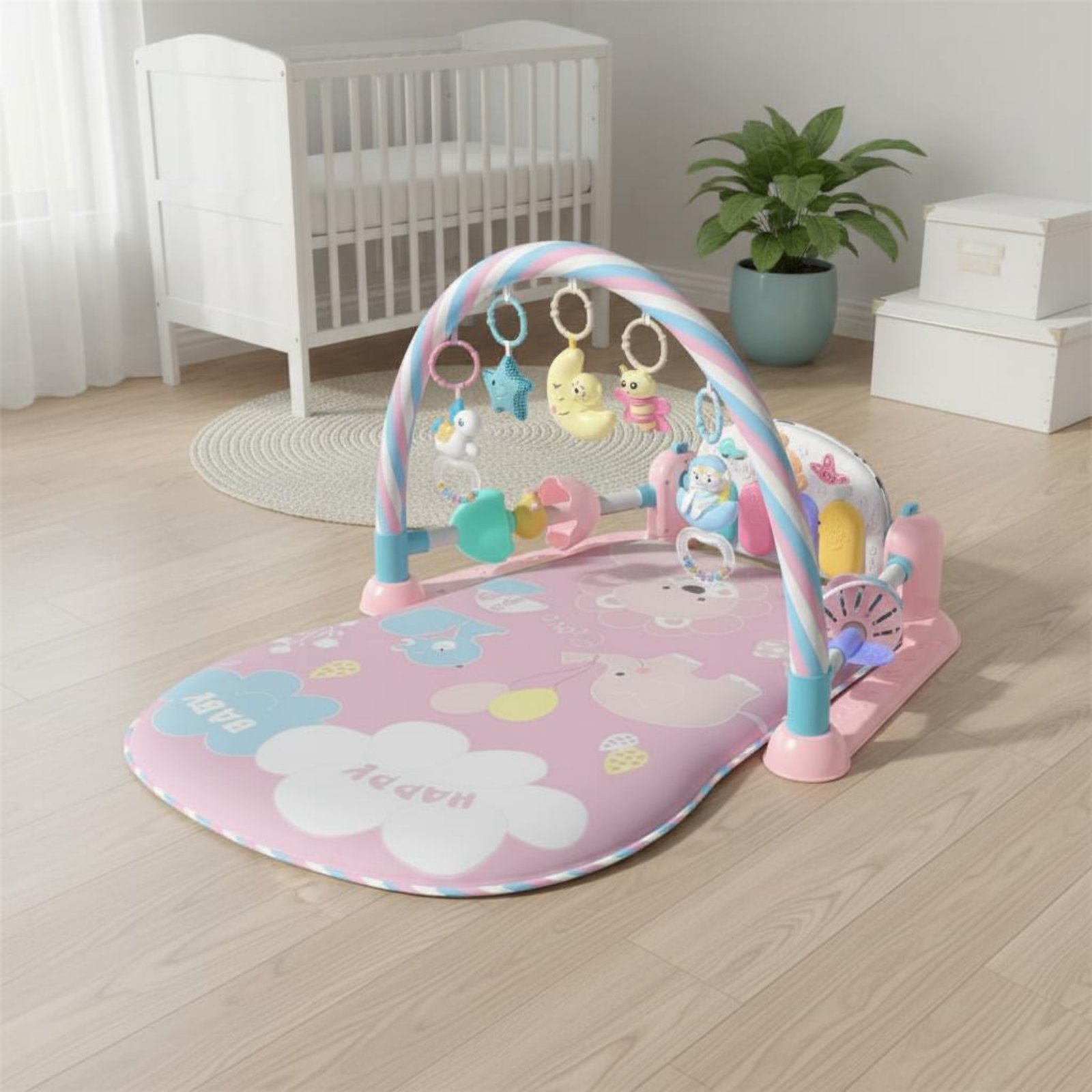 Детский манеж с функцией музык – обзор и цена Baby Nursery Bed