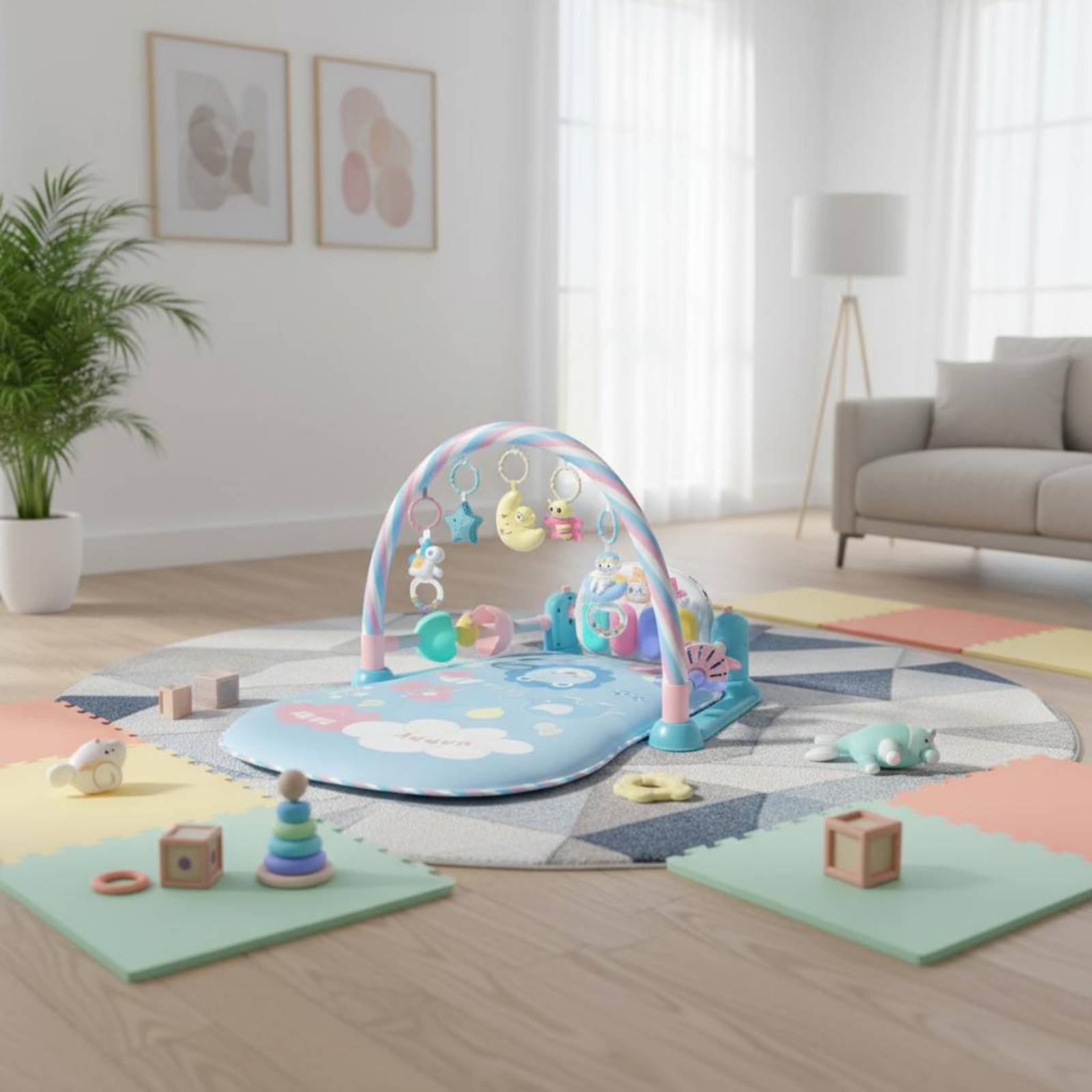 Детский манеж с функцией музык – обзор и цена Baby Nursery Bed