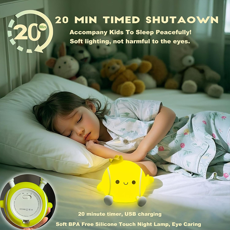 Милый силиконовый ночник в вид – обзор и цена Baby Nursery Night Light