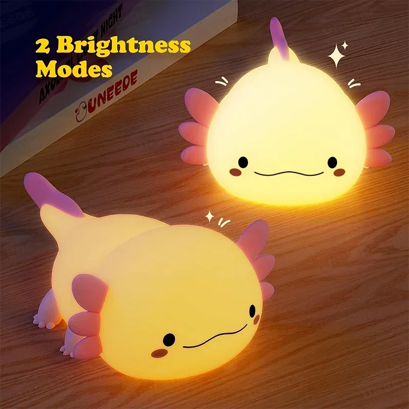 Милый ночник-аксолотль из сили – обзор и цена Baby Nursery Night Light