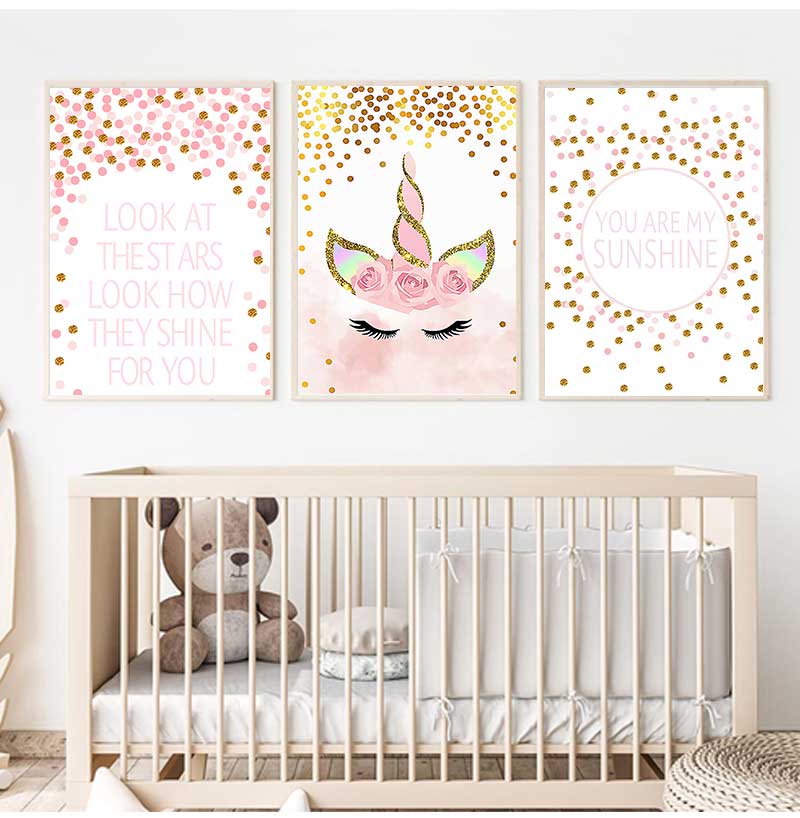 Декоративная картина для детск – обзор и цена Baby Nursery Pink