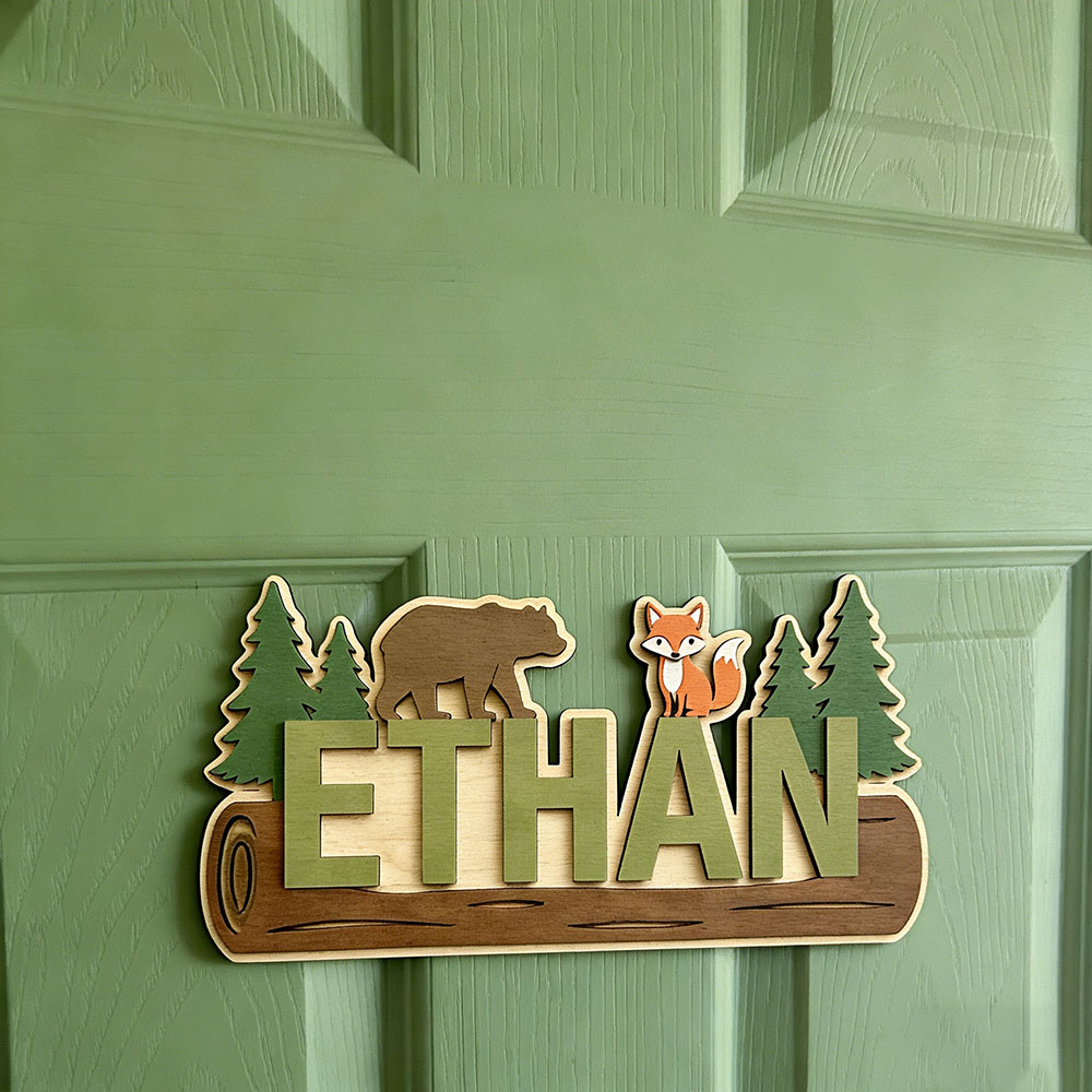 Деревянная табличка с именем н – обзор и цена Baby Nursery Decorations