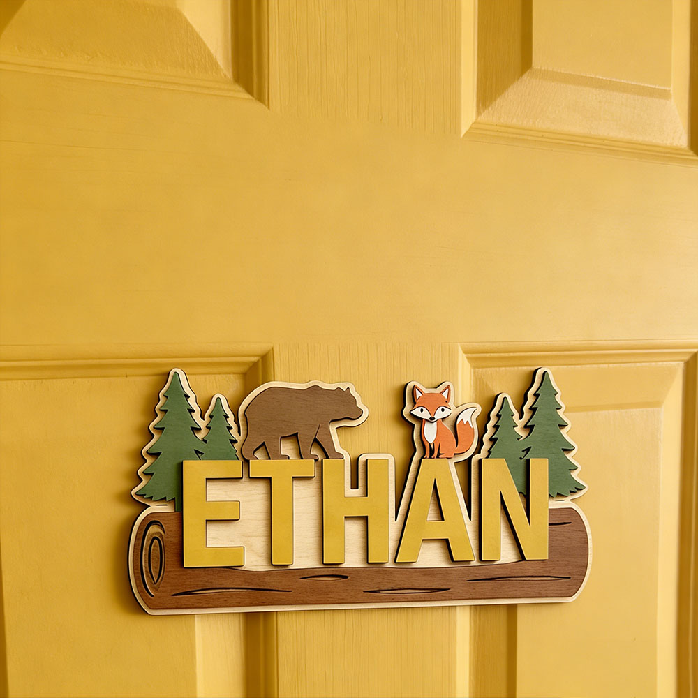 Деревянная табличка с именем н – обзор и цена Baby Nursery Decorations