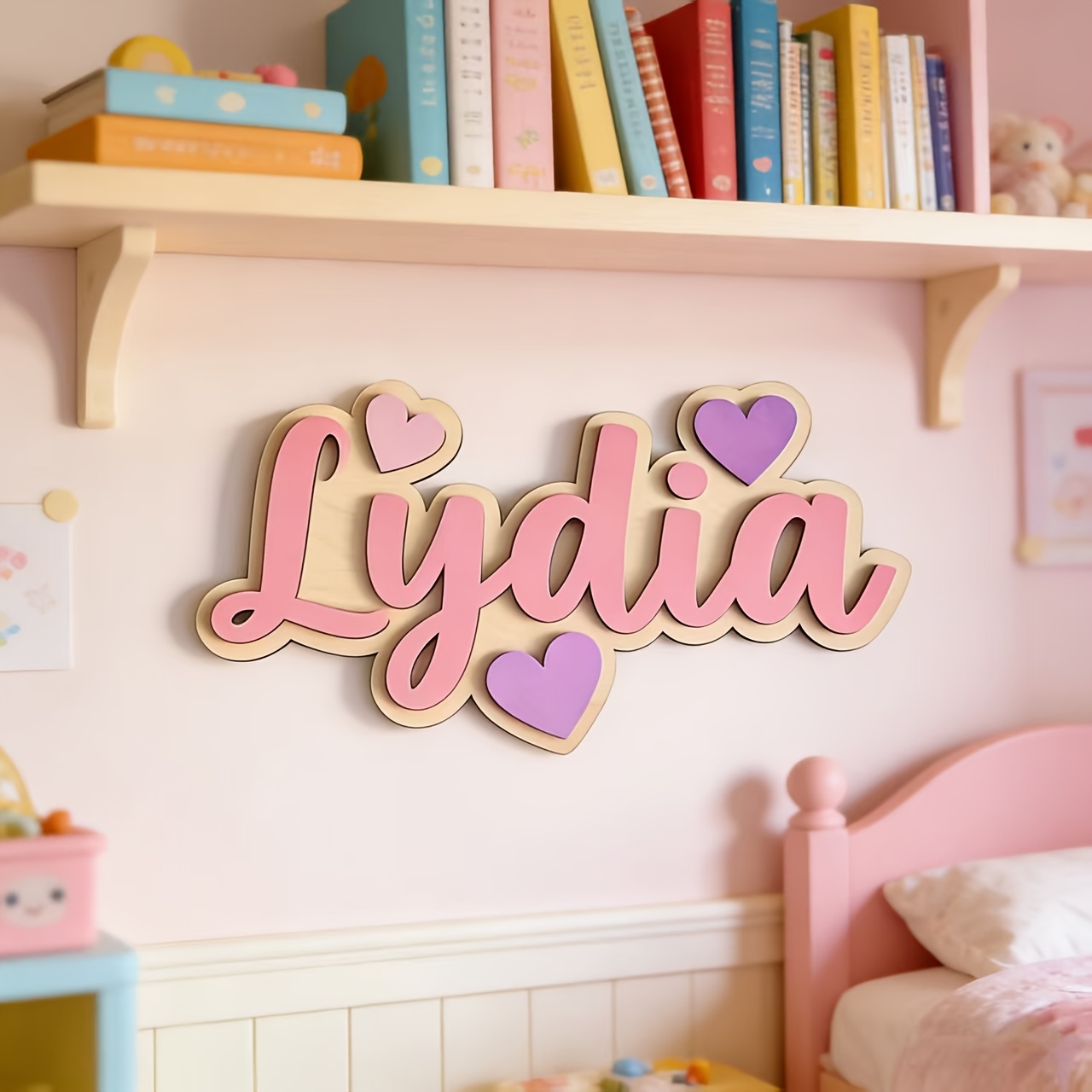 Персонализированная табличка с – обзор и цена Baby Nursery Pink