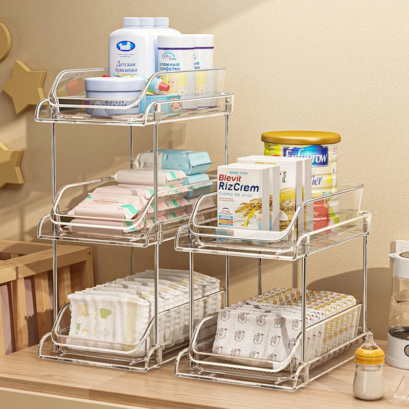 Двухуровневый прозрачный много – обзор и цена Baby Nursery Organizer
