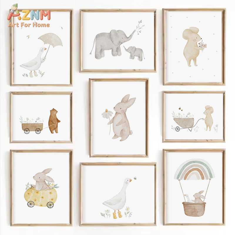 Настенный принт AZNM «Нейтраль – обзор и цена Baby Nursery Gender Neutral