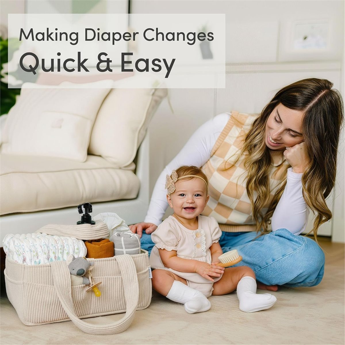Органайзер для подгузников Nic – обзор и цена Baby Nursery Organizer