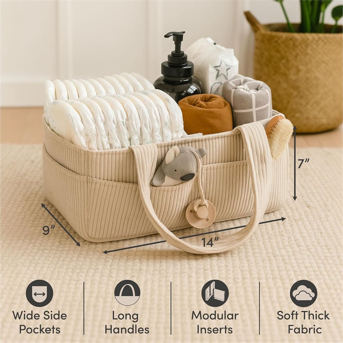 Органайзер для подгузников Nic – обзор и цена Baby Nursery Organizer
