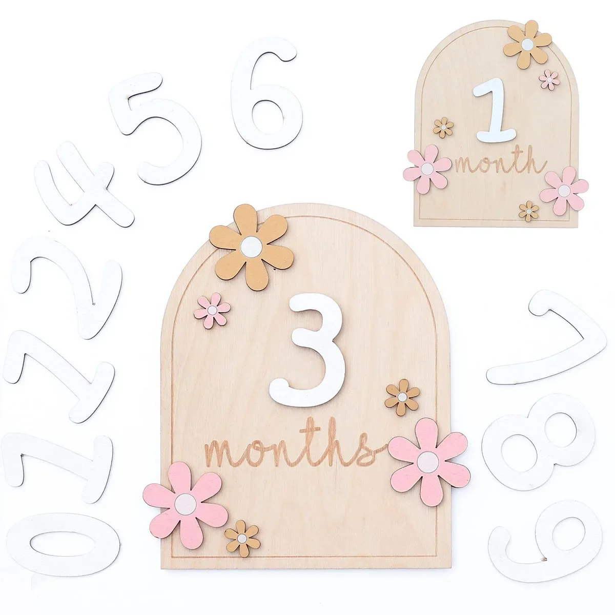 Деревянные детские ежемесячные – обзор и цена Milestone Card Set