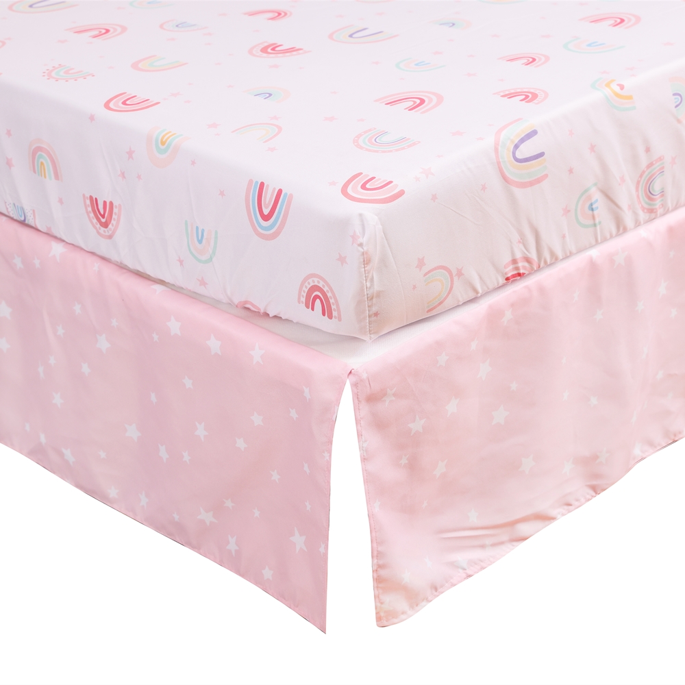 3 шт. Радужная детская кроватк – обзор и цена Baby Nursery Bedding