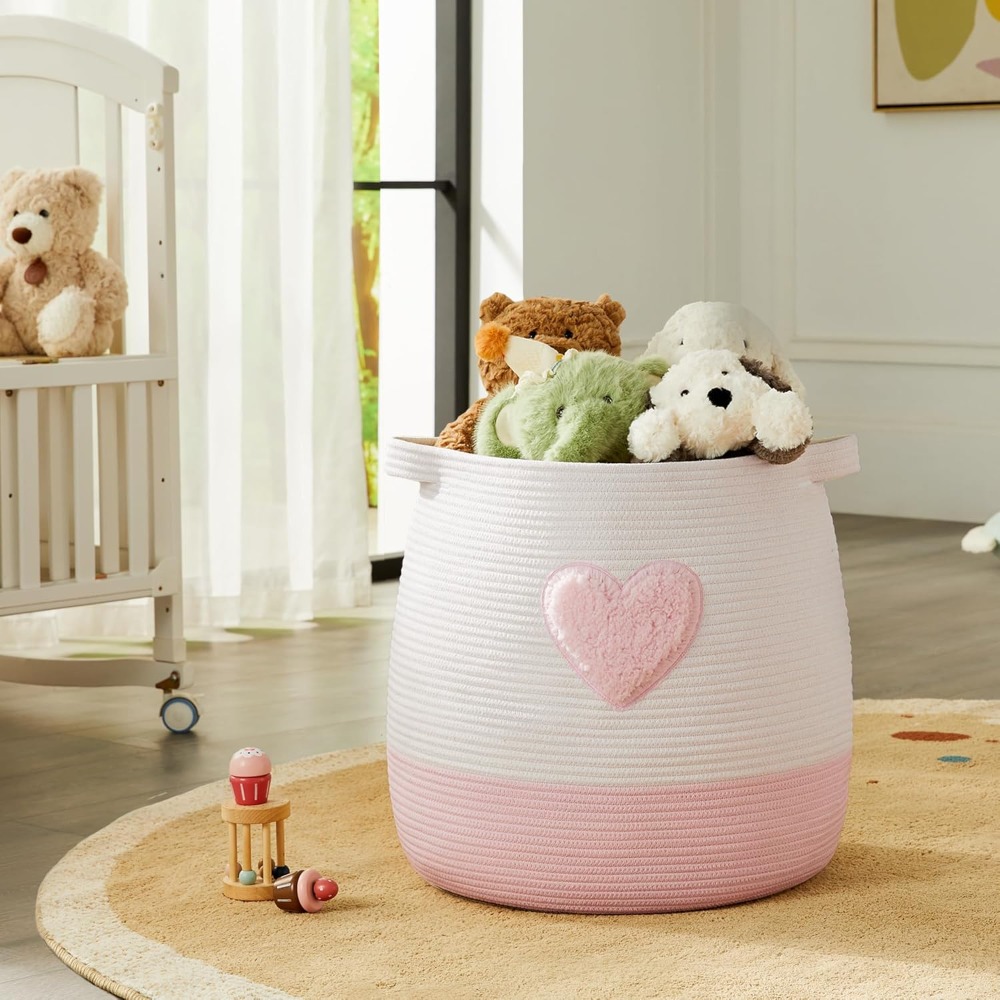 Розовая корзина для белья для  – обзор и цена Baby Nursery Pink