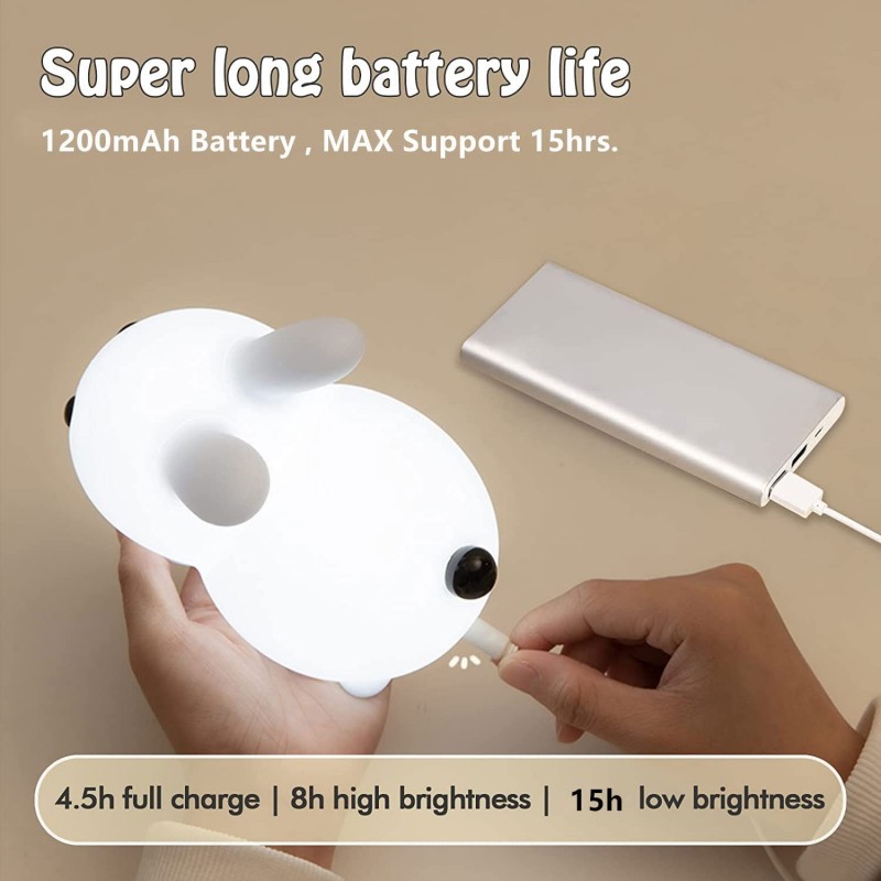 Светодиодный ночник с кроликом – обзор и цена Baby Nursery Night Light