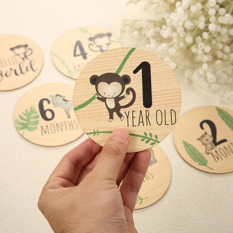 7 шт., деревянные детские карт – обзор и цена Milestone Card Set