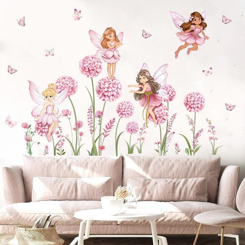 З. Наклейки на стену с розовым – обзор и цена Baby Nursery Pink