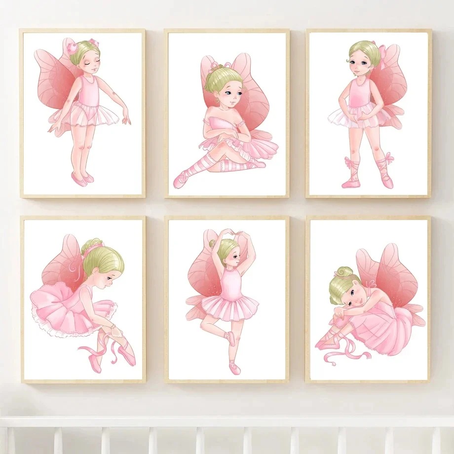 Розовая картина на холсте с из – обзор и цена Baby Nursery Pink
