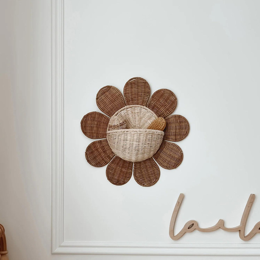 Скандинавский солнечный цветок – обзор и цена Baby Nursery Basket
