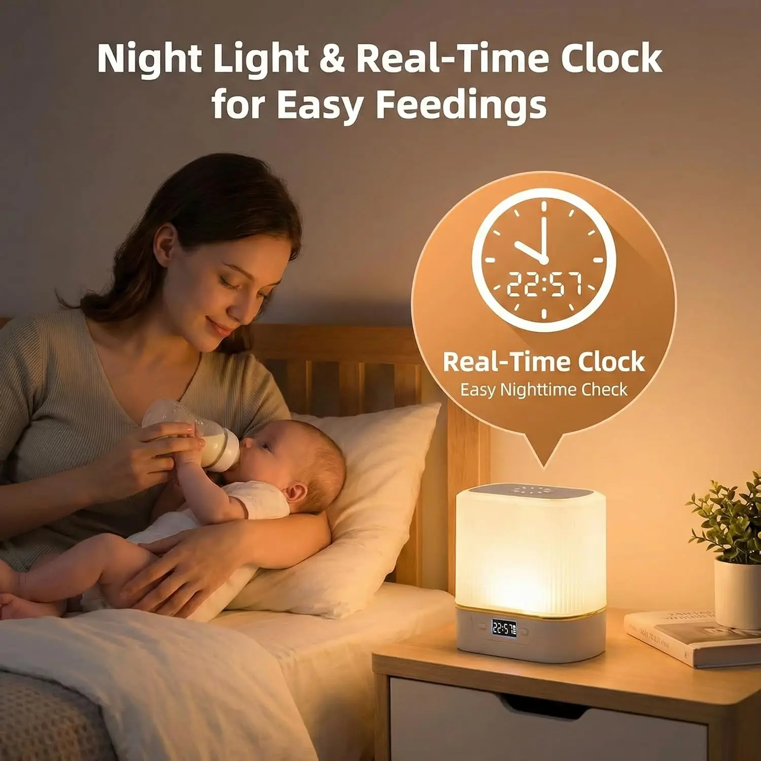 Светодиодный ночник для прикро – обзор и цена Baby Nursery Night Light