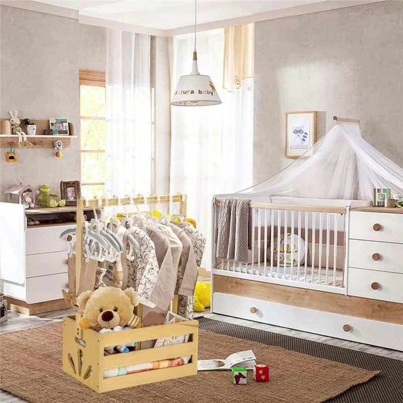 Деревянная корзина для подарко – обзор и цена Baby Nursery Basket