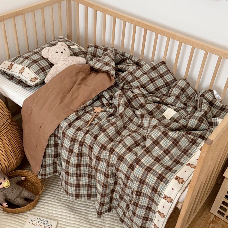 Льняное одеяло с дышащей сетко – обзор и цена Baby Nursery Bedding