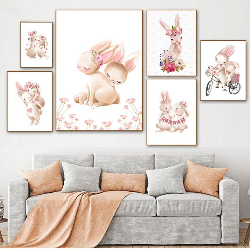 Розовые цветы, мультяшная карт – обзор и цена Baby Nursery Pink