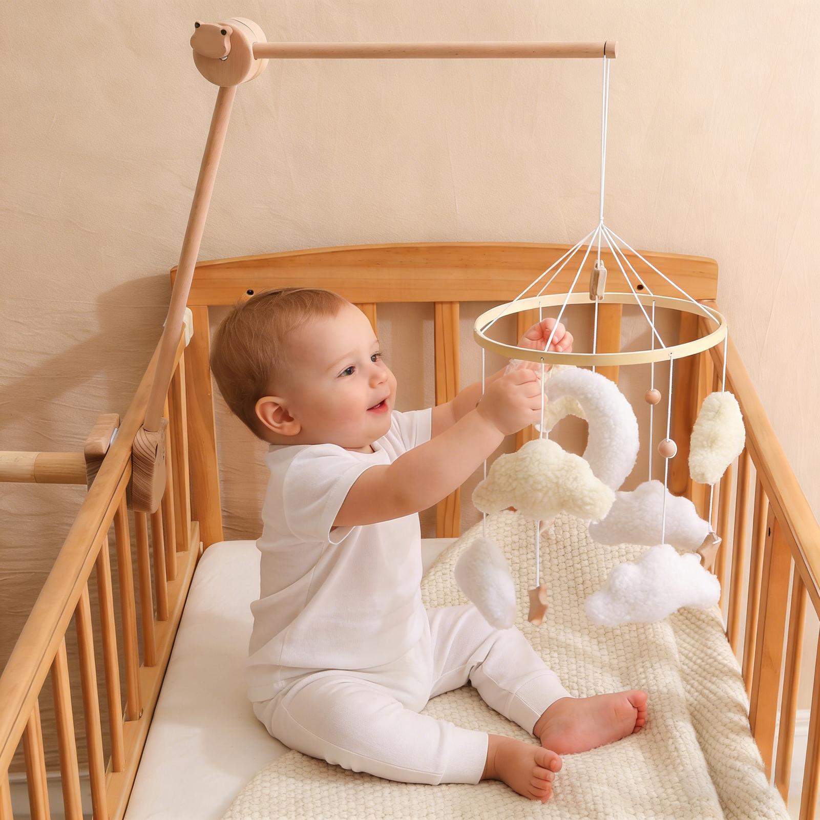 Деревянный мобиль на кроватку  – обзор и цена Baby Nursery Bedding